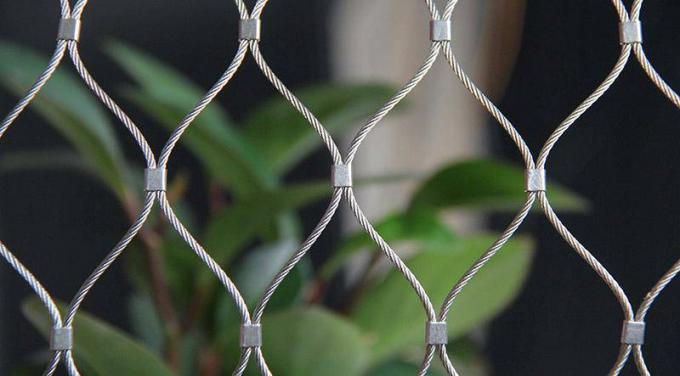 AISI 304 316 Flexible Stainless Steel Architectural Mesh Wire Rope Mesh Net