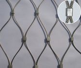 Flexible Stainless Steel Cable Mesh Netting / X Tend Mesh Style Corrosion Resistant