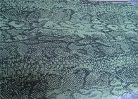 Snake Aluminum Metallic Cloth Fabric , Metal Sequin Fabric For Decoration