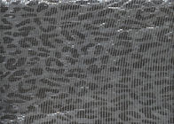 Silkscreen Metallic Sequin Curtain Fabric , Aluminum Mesh Fabric For Decoration