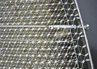 Stainless Steel 316 SS304 Architectural Balcony Safety Net X- Tend Ferrule Rope Mesh