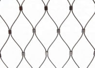 Hands Technique Stainless Steel Rope Mesh Fence For Green Wall System And Plant Climbing