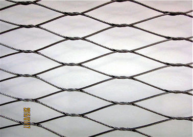 Safety 304 304L 316 316L Stainless Steel Cable Netting Knotted Rope Mesh