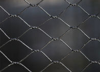 SS316 Black Oxide Wire Rope Mesh Net Weatherproof With 25-300mm Aperture 25-300mm