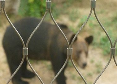 High Tensile Zoological Animal Enclosure Fencing For Animal Security