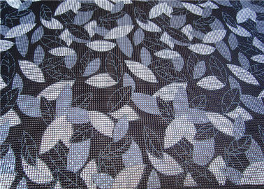 Silkscreen Type Metallic Mesh Fabric Aluminum Material For Room Dividers