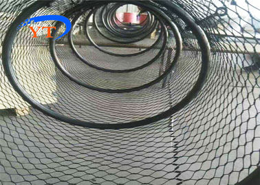 Special Type Diamond Mesh Fencing , Flexible Stainless Steel Bird Cage Fencing