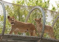 Stainless Steel Animal Enclosure Mesh Lightweight Leopard Mesh Protection
