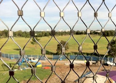 304 316 Stainless Steel Wire Netting , Durable Zoo Mesh Animal Cage Fencing