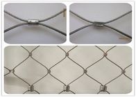 High Durability Stainless Steel Wire Rope Net , 1.5mm Flexible Rope Mesh SGS Approved