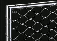 Balustrade wire mesh, stainless steel stairs railing inox mesh