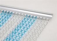 Professional Aluminium Chain Fly Curtains Durable For Doors / Window