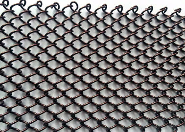 Stainless Steel Wire Material Metal Chain Curtains Woven Wire Mesh Application