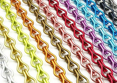 SGS / CE Anodised Aluminium Chain Fly Screen / Door Screen Chain Curtain