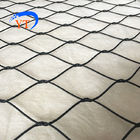 7x7 And 7x19 Knotted Black Oxide Wire Rope Mesh With SGS / CE Certified
