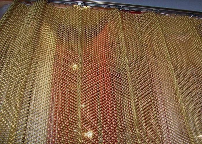 Metal 1.5mm 2.0mm Spiral Chain Link Door Curtain