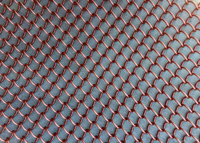 Aluminum alloy wire curtain mesh nets / metal curtains